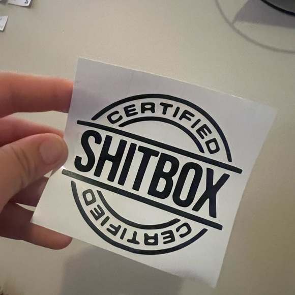 Certified sh*tbox sticker - Picture 3 of 3